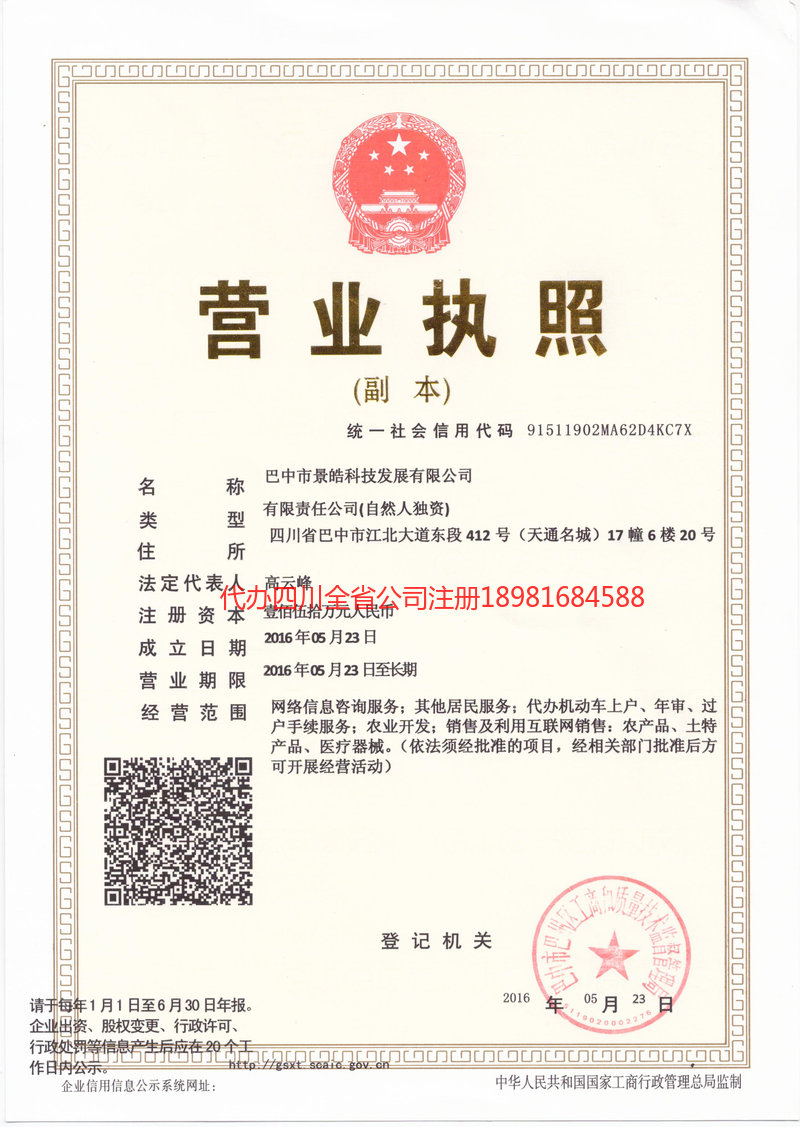 乐山乐山景皓科技发展有限公司